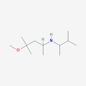 molecular formula C12H27NO B12108641 (4-Methoxy-4-methylpentan-2-yl)(3-methylbutan-2-yl)amine 