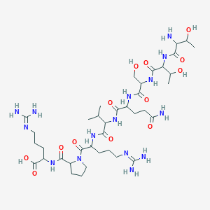 molecular formula C38H69N15O13 B12108661 (Gln18)-PF4 (15-22) (human) 