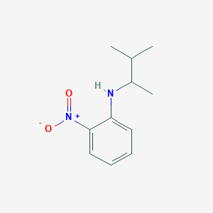 molecular formula C11H16N2O2 B12108689 N-(3-methylbutan-2-yl)-2-nitroaniline 