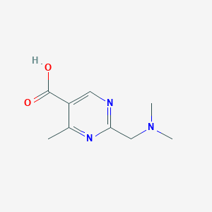 2-[(Dimethylamino)methyl]-4-methylpyrimidine-5-carboxylic acid