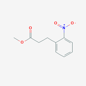 molecular formula C10H11NO4 B12108709 Methyl 3-(2-nitrophenyl)propanoate 