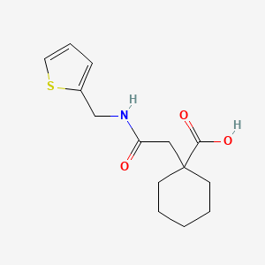 1-{[(Thiophen-2-ylmethyl)-carbamoyl]-methyl}-cyclohexanecarboxylic acid