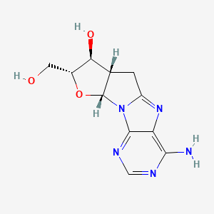 molecular formula C11H13N5O3 B1210879 2'-Deoxy-8,2'-methylene-cycloadenosine CAS No. 99901-17-4