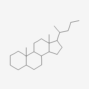 molecular formula C24H42 B12108867 5beta(H)-Cholane 