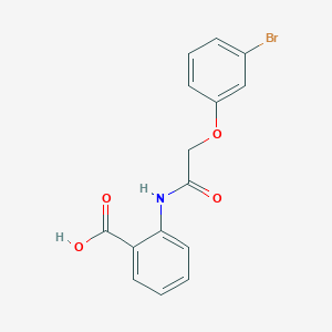 Benzoic acid, 2-[[(3-bromophenoxy)acetyl]amino]-