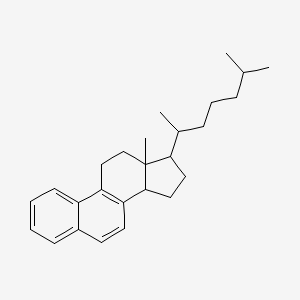 molecular formula C26H36 B12108942 13-Methyl-17-(6-methylheptan-2-yl)-11,12,14,15,16,17-hexahydrocyclopenta[a]phenanthrene 