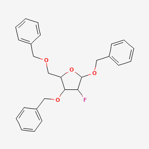 (2S,3S,4R,5R)-2,4-Bis(benzyloxy)-5-((benzyloxy)methyl)-3-fluorotetrahydrofuran