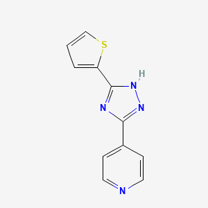 Pyridine, 4-[5-(2-thienyl)-1H-1,2,4-triazol-3-yl]-