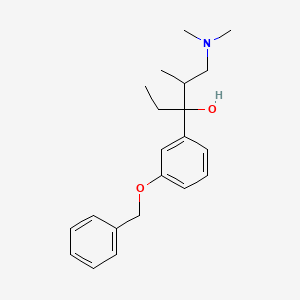 molecular formula C21H29NO2 B12109045 3'-O-Benzyl-(1R)-hydroxy Tapentadol 