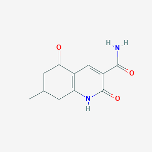 2-Hydroxy-7-methyl-5-oxo-5,6,7,8-tetrahydroquinoline-3-carboxamide