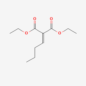 molecular formula C11H18O4 B12109103 Diethyl butylidenepropanedioate CAS No. 13937-11-6