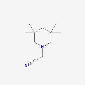 2-(3,3,5,5-Tetramethylpiperidin-1-yl)acetonitrile