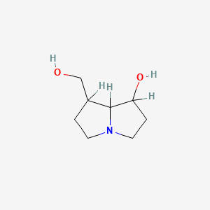 molecular formula C8H15NO2 B1210935 Mikanecin CAS No. 520-62-7