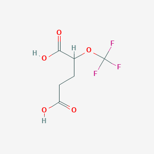 2-(Trifluoromethoxy)pentanedioic acid