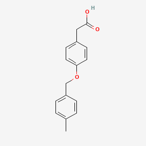 2-{4-[(4-Methylphenyl)methoxy]phenyl}acetic acid