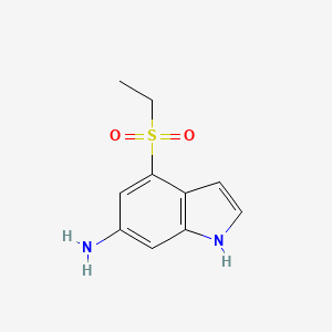 1h-Indol-6-amine,4-(ethylsulfonyl)-