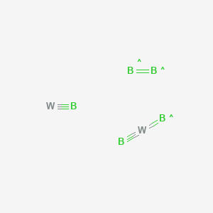 molecular formula B5W2 B12109458 CID 162394307 