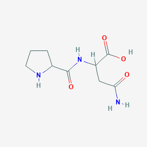 molecular formula C9H15N3O4 B12109545 Prolylasparagine 