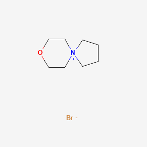 molecular formula C8H16BrNO B12109565 8-Oxa-5-azoniaspiro[4.5]decane, bromide CAS No. 72562-26-6