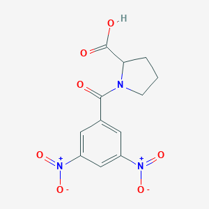 B121096 N-(3,5-Dinitrobenzoyl)-DL-proline CAS No. 143492-62-0