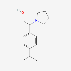 2-(4-Isopropylphenyl)-2-(pyrrolidin-1-yl)ethanol