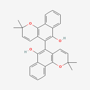 molecular formula C30H26O4 B1210962 泰克托 CAS No. 24449-39-6