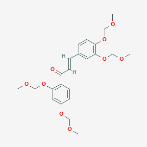 (E)-1-(2,4-Bis(methoxymethoxy)phenyl)-3-(3,4-bis(methoxymethoxy)phenyl)prop-2-en-1-one