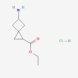 Ethyl 5-aminospiro[2.3]hexane-1-carboxylate hydrochloride