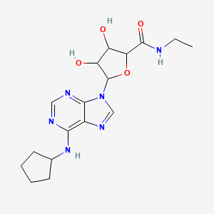 b-D-Ribofuranuronamide, 1-[6-(cyclopentylamino)-9H-purin-9-yl]-1-deoxy-N-ethyl-