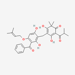 molecular formula C31H34O8 B1210973 Sarothralin CAS No. 96624-40-7