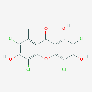 molecular formula C14H6Cl4O5 B1210975 硫代苯酚酸 CAS No. 7584-33-0