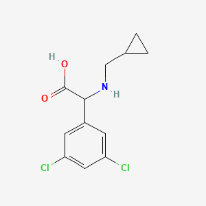 2-[(Cyclopropylmethyl)amino]-2-(3,5-dichlorophenyl)acetic acid