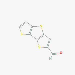 3,7,11-trithiatricyclo[6.3.0.02,6]undeca-1(8),2(6),4,9-tetraene-4-carbaldehyde