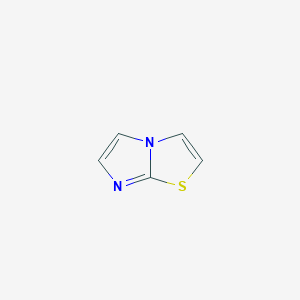 molecular formula C5H4N2S B1210989 咪唑并[2,1-b]噻唑 CAS No. 251-97-8