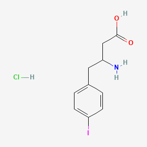 3-Amino-4-(4-iodophenyl)butanoic acid hydrochloride