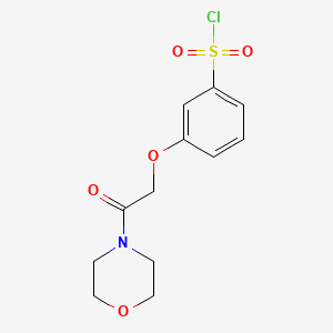 3-(2-Morpholin-4-yl-2-oxo-ethoxy)-benzenesulfonyl chloride