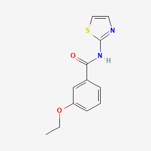 molecular formula C12H12N2O2S B1211009 3-乙氧基-N-(2-噻唑基)苯甲酰胺 