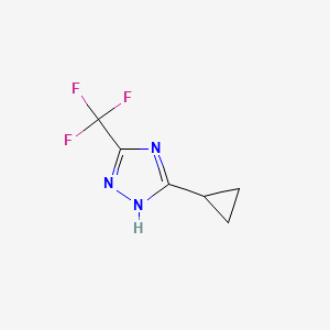 3-Cyclopropyl-5-(trifluoromethyl)-1H-1,2,4-triazole