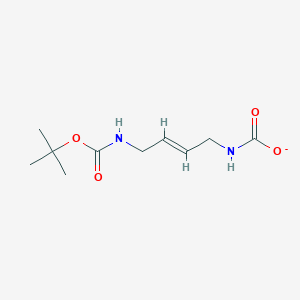 molecular formula C10H17N2O4- B12110291 (E)-tert-butyl but-2-ene-1,4-diyldicarbamate 