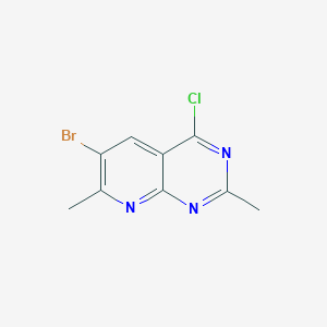 6-Bromo-4-chloro-2,7-dimethylpyrido[2,3-d]pyrimidine