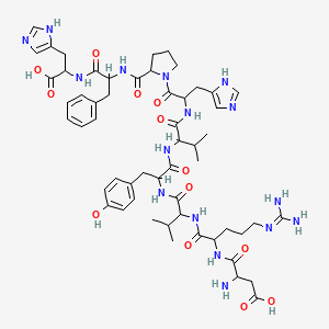 H-DL-Asp-DL-Arg-DL-Val-DL-Tyr-DL-Val-DL-His-DL-Pro-DL-Phe-DL-His-OH
