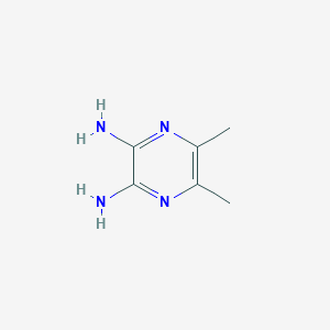 molecular formula C6H10N4 B12110413 5,6-Dimethylpyrazine-2,3-diamine CAS No. 53114-83-3