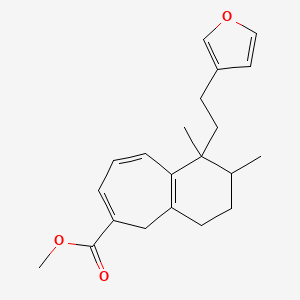 Methyl 1-[2-(furan-3-yl)ethyl]-1,2-dimethyl-2,3,4,5-tetrahydrobenzo[7]annulene-6-carboxylate