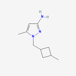 5-Methyl-1-(3-methyl-cyclobutylmethyl)-1H-pyrazol-3-ylamine