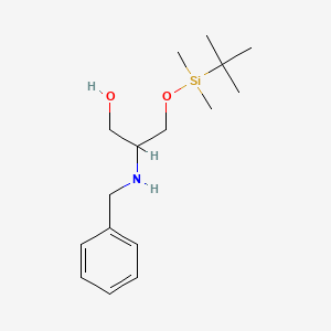 (S)-2-(Benzylamino)-3-((tert-butyldimethylsilyl)oxy)propan-1-ol