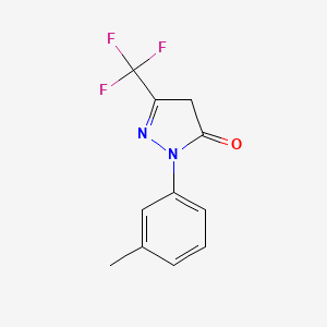 1-m-tolyl-3-(trifluoromethyl)-1H-pyrazol-5(4H)-one