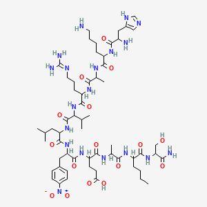 molecular formula C58H95N19O16 B12110606 Hivproteasesubstrateiii CAS No. 6693-36-3