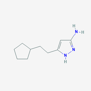 3-(2-cyclopentylethyl)-1H-pyrazol-5-amine