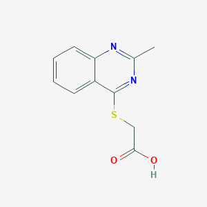 Acetic acid, 2-[(2-methyl-4-quinazolinyl)thio]-