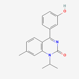 molecular formula C18H18N2O2 B1211100 3-Hydroxyproquazone CAS No. 65765-07-3